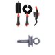 thumbnail image 1 of Cadena de bicicleta Limpiador de toallitas para volante de ruedas Cepillo limpio y soporte de cadena rojo Sunnimix Cepillo de limpieza para bicicletas, 1 of 8