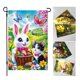 thumbnail image 5 of Decoraciones Del Porche Delantero Bandera Del Jardín de Pascua Al Aire Libre con Patrones Temáticos de Pascua para Patios Delanteros Porches Y Celebraciones de Vacaciones Familiares Decoraciones de Pa, 5 of 6