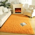 thumbnail image 6 of Lochas Luxury Fluffy Rugs Soft Shag Area Rug for Living Room Bedroom Kids Room,6'x9',Orange, 6 of 8