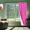 HOT PINK, variant on Gorgeous Home Linen 1 Hot Pink Panel Rod Pocket 75% Privacy Foam Lined Window Dressing Light Filtering R64 Size 35" wide X 63" length