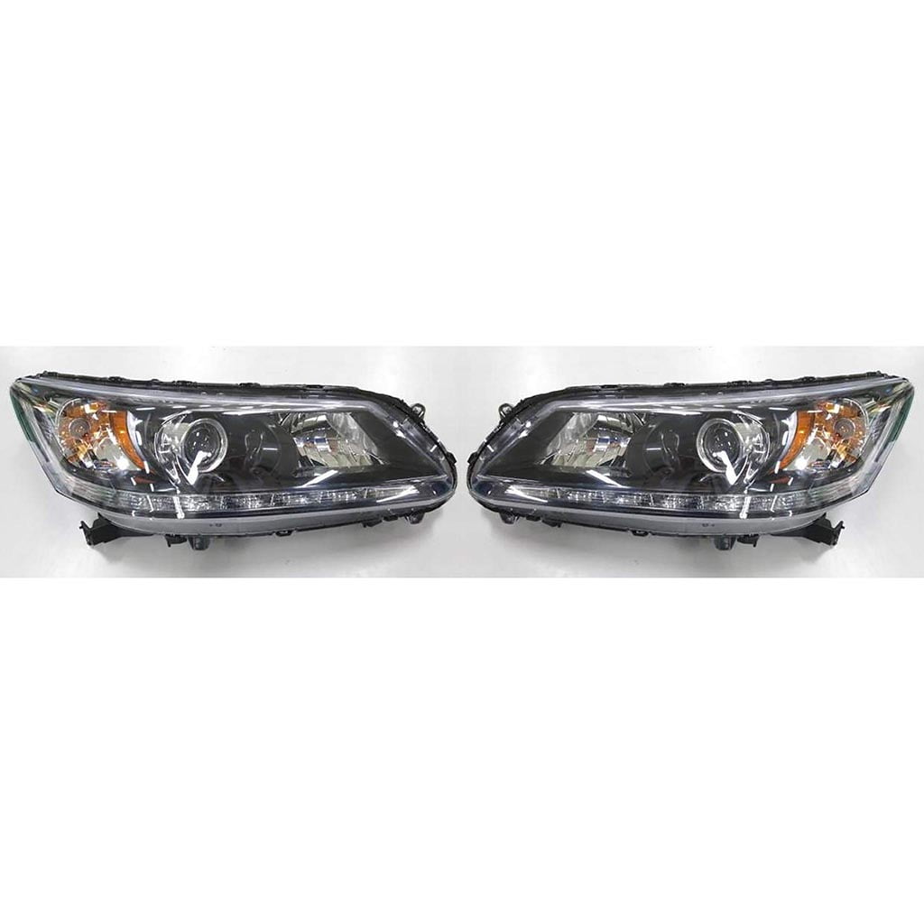 For Honda Accord Sedan 20132014 Headlight Assembly W/LED Daytime