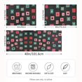 thumbnail image 2 of Yayeee Pillowcase King Size Set of 2 Satin Wrinkle Resistant Pillow Case, Red Block Pattern, 2 of 8