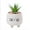 D, variant on kjfeif Unique Design Animal Pot Ceramic Succulent Plant Pot , Cactus Potted Planting Bonsai Pots Set , Boho Flower Plant Pots for Indoor and Outdoor Gardening