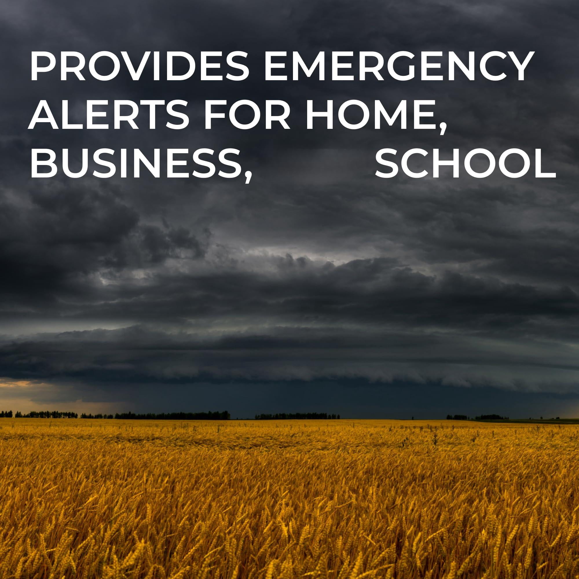- Wr120b Noaa Emergency Weather Alert Radio Localized Programming  Trilingual Display 60+ Alerts Alarm Selectable Tone