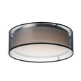 thumbnail image 1 of Maxim 10230BO 16 in. Prime LED Flush Mount Ceiling Light, Black Organza, 1 of 1