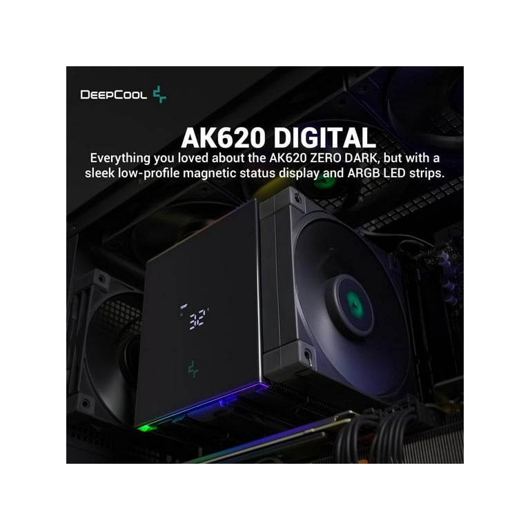 DeepCool AK620 - Dual-Tower CPU Air Cooler - 120mm
