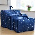 thumbnail image 1 of 3PCS Oxford Large Clothing Organizer Storage Bags Foldable Comforter Blankets Clothes Storage Bags, 1 of 7