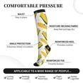 thumbnail image 3 of Lsque Corn On The Cob Pattern Sport Compression Socks for Men & Women 15-20 mmHg Knee High Nurse Pregnant Running Medical and Travel Athletic, 3 of 6