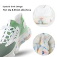 thumbnail image 7 of Gray Green Gradient Walking Shoes for Men Woman Lightweight Tennis Fashion Elastic Sports Shoes Cushion Basketball Shoes, 7 of 7