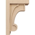 thumbnail image 3 of 7"W x 14"D x 21"H Classic Alma Rough Cedar Woodgrain TimberThane Corbel, Primed Tan, 3 of 6