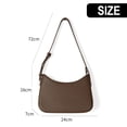thumbnail image 2 of Bolsos cruzados para mujer Bolso de hombro para mujer Bolso de mano pequeño de moda Cierre de cremallera Bolsos de hombro con correas ajustables, 2 of 6
