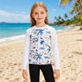 thumbnail image 5 of Tiijoy Boys Long Sleeved Rash Guard Summer Beach Athletic UPF 50+ Swim Shirt, Sizes 3-14, 5 of 5