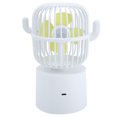 thumbnail image 3 of Mini Ventilador, Ventilador De Escritorio Gran Angular Recargable USB De 3 Velocidades Para Viajes Para La Oficina Para El Hogar ANGGREK Blanco, 3 of 8