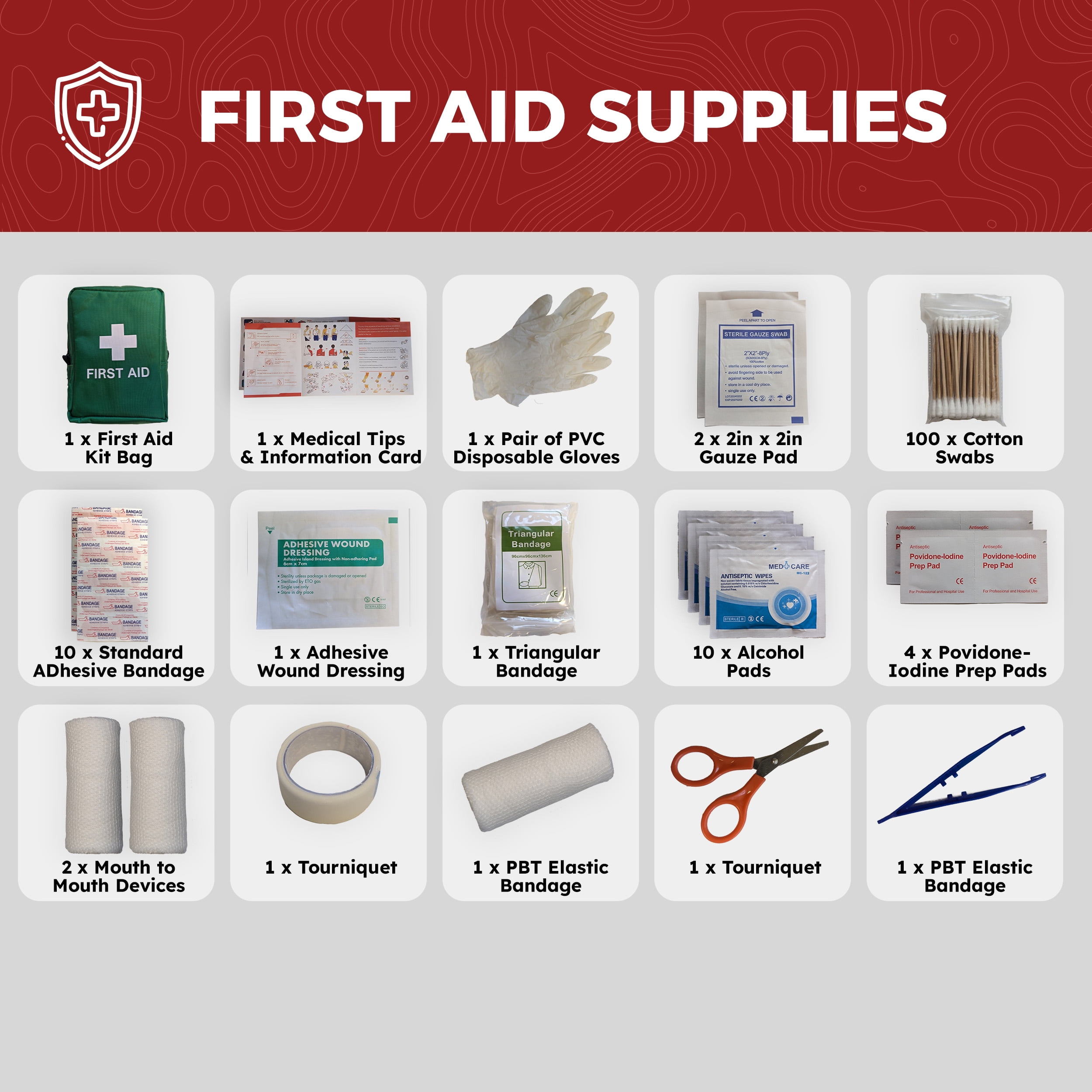 1 Person Emergency Kit / Survival Backpack for 72 Hours for Natural Disasters, Hurricanes, Emergency or Bug Out Situations – Black