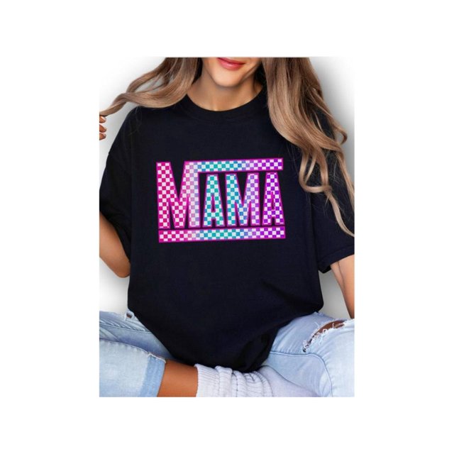 Checkered Mama Unisex Apparel Relaxed Fit Printed