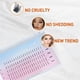 thumbnail image 4 of Extensiones de pestañas en grupos, mechones reutilizables, maquillaje profesional para autoaplicación., 4 of 5