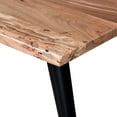 thumbnail image 5 of Primo International Palmerston 48" Modern Wood Live Edge Dining Table in Brown, 5 of 5