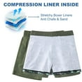 thumbnail image 5 of Lollipie Mens Swim Trunks with Compression Liner 5.5" Inseam Quick Dry Bathing Suit Lightweight Swimming Shorts Bathing Trunks Swimwear Board Shorts, 5 of 8