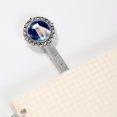 thumbnail image 3 of Starry sky polar bear Vintage Silver Lace-Edged Bookmark: a Gift for Readers and Book Lovers, 3 of 5