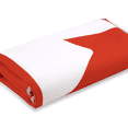 thumbnail image 2 of Evlmd 2 PCS Oversized Sand-Free Microfiber Beach Towel, 30" x 60", Canada Flag-Inspired Design, Quick Dry Lightweight Towel, Soft & Absorbent, Compact Travel Towel for Beach & Pool, 2 of 7