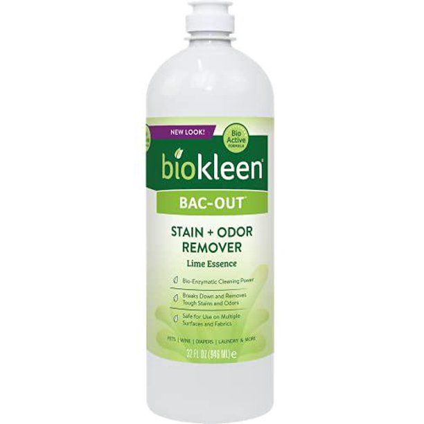 Biokleen BacOut Stain+Odor Remover, Destroys Stains & Odors Safely, for Pet Urine, Laundry
