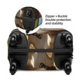 thumbnail image 4 of Lsque Blue Sky Meadow Cute Cow Printed Luggage Cover, Travel Luggage Protector,Scratch and Dirt Resistant, Fits 18-32 Inch Luggage - Small, 4 of 9