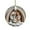 B, variant on Christmas Tree Decorations, Christmas Decoration Flat Christmas Tree Retro Style Home Decoration Car Ornaments