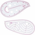thumbnail image 2 of Regla de costura 4 piezas Regla de ropa Regla métrica Regla curva para coser Herramientas de costura Plantilla de dibujo Plantilla de dibujo Herramienta de sastre para coser, 2 of 5