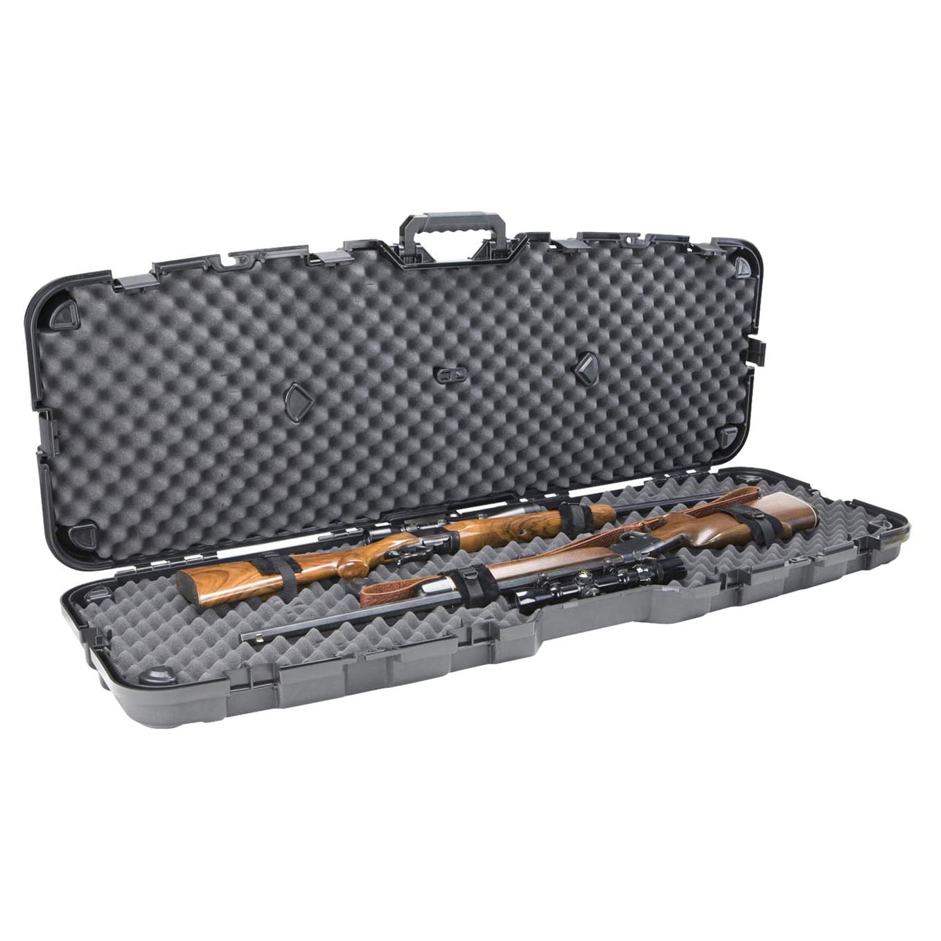 Shotgun Case Hard 50.5 inch Rifle Carry Tactical Gun Padded Storage Box 