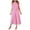 Light Pink, variant on BYHONG Casual Outfits for Women Sleeveless Tank O Neck Top Short Button Top Wide Leg Pants Pocket Two Piece Suit Purple S