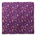thumbnail image 4 of Bimba Purple Shell & Starfish Ocean Pure Silk Printed Scarf Dupatta Head Neck Wrap Bandanas For Women 40 x 80 Inches, 4 of 6
