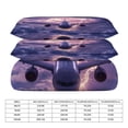 thumbnail image 2 of Funda de edredón con diseño de avión en tormenta y relámpagos, tamaño king y queen, juego de 3 piezas suave, 1 funda de edredón y 2 fundas de almohada con cierre de cremallera, 86 x 70 pulgadas, 2 of 8