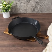 Mainstays 12 Inch Cast Iron Skillet with handle Black