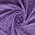 thumbnail image 2 of Zelouf Evie Stretch Lace W Glitter  , Sewing, DIY, Crafts Fabric by the Yard, Vibrant Iris, 5 Yard, 2 of 3