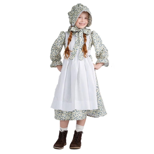 Disfraz Dress Up America Pioneer para niñas, estilo colonial