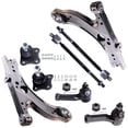thumbnail image 1 of CCIYU Inner Tie Rods Lower Ball Joints Lower Control Arms Outer Tie Rods Compatible Fit For 98-10 For Volkswagen Type 1 99-05 For Volkswagen For Golf 99-05 For Volkswagen For Jetta 8pcs Suspension Kit, 1 of 3