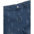 thumbnail image 5 of Baby Phat Girls Denim Pants Set Soft Crewneck Girls Shirts and Wide Leg Denim Jeans Set 2 Piece, 5 of 7