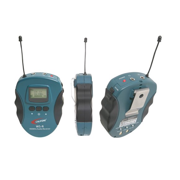 Receptor de Audio Califone WS-R con 16 Canales y Salida para Auriculares
