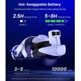 thumbnail image 4 of VR Headset Battery Head Strap Kawaye for Meta Quest 3S/3/2, 4 of 8