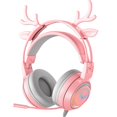 thumbnail image 1 of Auriculares estéreo para juegos Atrasee para PS4, PC, Xbox One, PS5, control. Auriculares supraaurales con cancelación de ruido, micrófono, luz LED, graves envolventes y orejeras suaves con memoria pa, 1 of 5