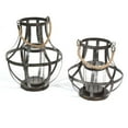 thumbnail image 1 of Stratton Home Decor S15038 Ensemble de 2 Lanternes Métalliques Stratton Home Decor, 1 of 3