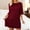 Red, variant on Laipiong Women's 2026 Casual Dress Sparkly Sequin Short Sleeve Round Neck Loose Fit Party Clubwear Mini Dress Elegant Tunic Top for Evening Outings