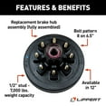 thumbnail image 3 of Lippert Comp 122465 Brake Hub, 6000-7000#,, 3 of 4