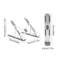 thumbnail image 3 of shyuyusa Adjustable Foldable Laptop Stand Aluminum Alloy Portable Riser Triangle Support For All Laptops, 3 of 6