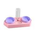thumbnail image 2 of hengtong Dot Bowls Drink Cat Food Dishes Pet Feeding Station Detachable Non Slip three pink, 2 of 9