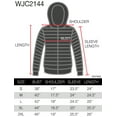 thumbnail image 6 of Made by Johnny Women's Ultra Light Weight Packable Down Jacket with Removable Hoodie S BLACK, 6 of 6