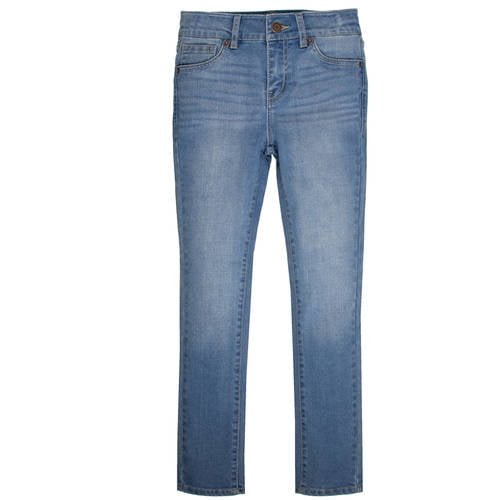 Girls' 5 Pocket Skinny Jeans - Walmart.com