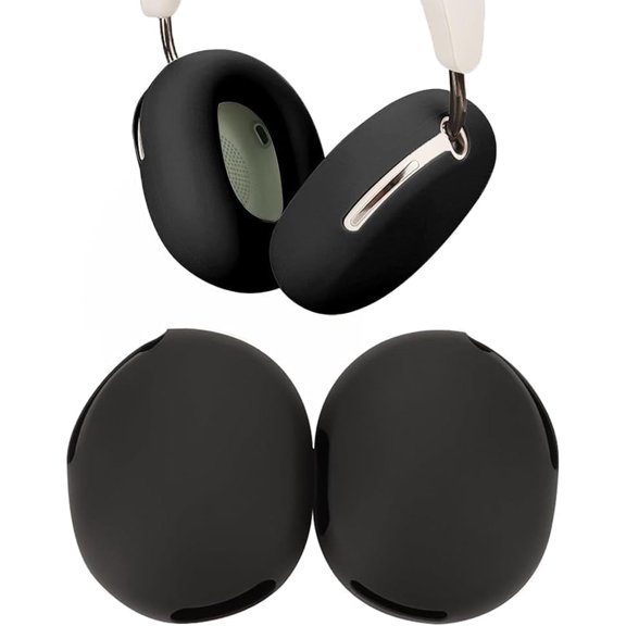 Adhiper Silicone Case Cover for Sonos Ace Headphones, Sweat Ear Pads Cover/Headphone Cover Accessories for Sonos Ace, Sweatproof & Easily Washable (Black)