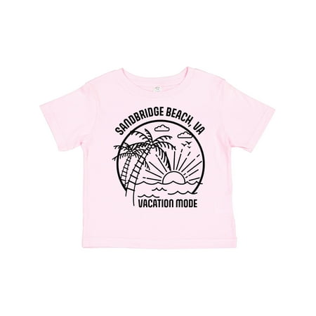 

Inktastic Summer Vacation Mode Sandbridge Beach Virginia Gift Toddler Boy or Toddler Girl T-Shirt