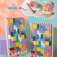 thumbnail image 5 of 50% Off - Wooden Tetris Jigsaw Toy Tangram Puzzle Kids Iq Intellectual Educational Gift, 5 of 5